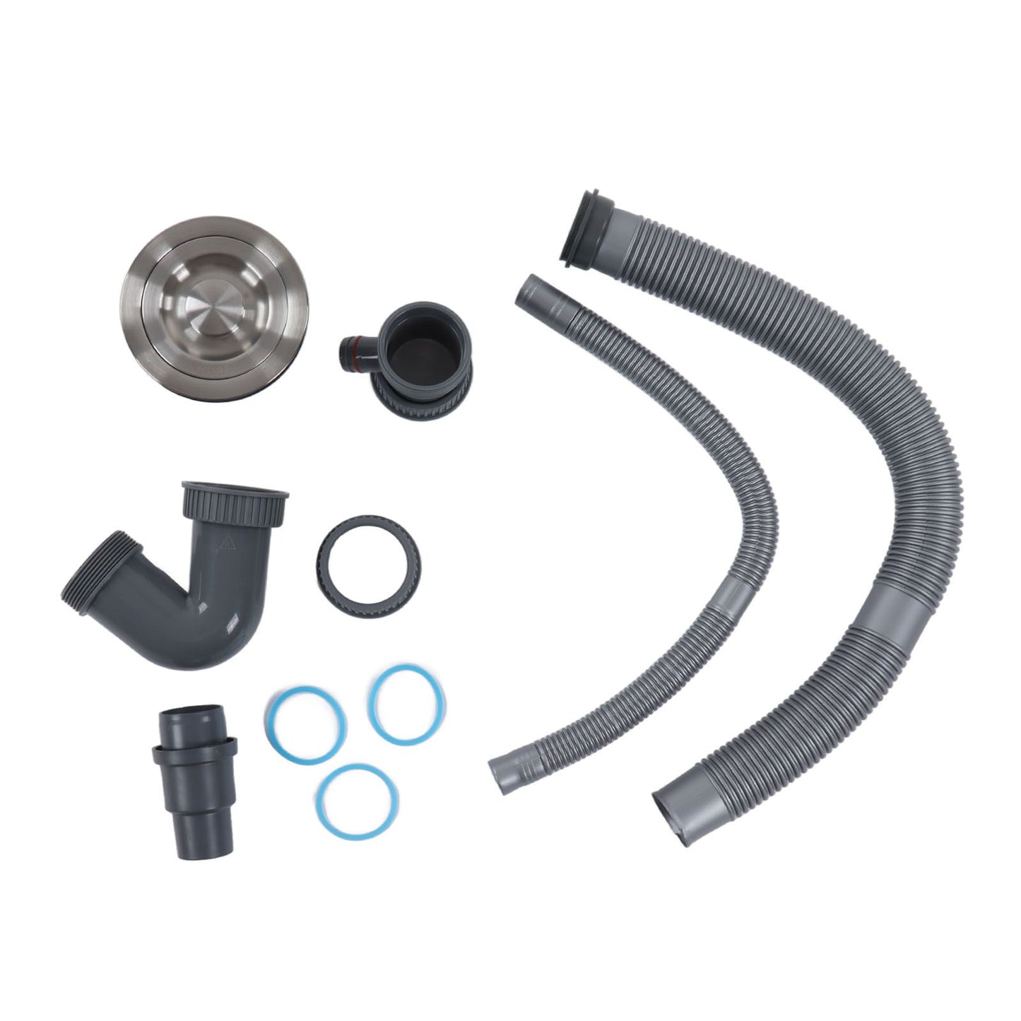 Kitchen Sink Strainer Drain Hose Single Sink Drain Set Kitchen Drain Fittings Appliances V1294-YM0523-3112220028011