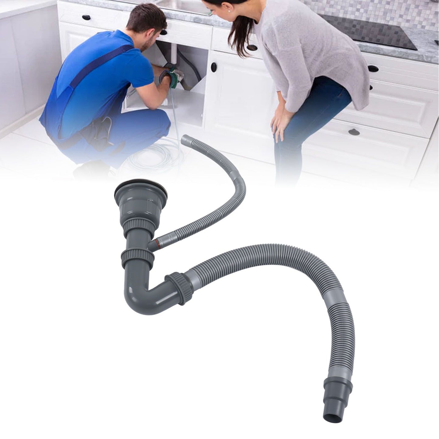 Kitchen Sink Strainer Drain Hose Single Sink Drain Set Kitchen Drain Fittings Appliances V1294-YM0523-3112220028011