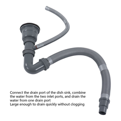 Kitchen Sink Strainer Drain Hose Single Sink Drain Set Kitchen Drain Fittings Appliances V1294-YM0523-3112220028011