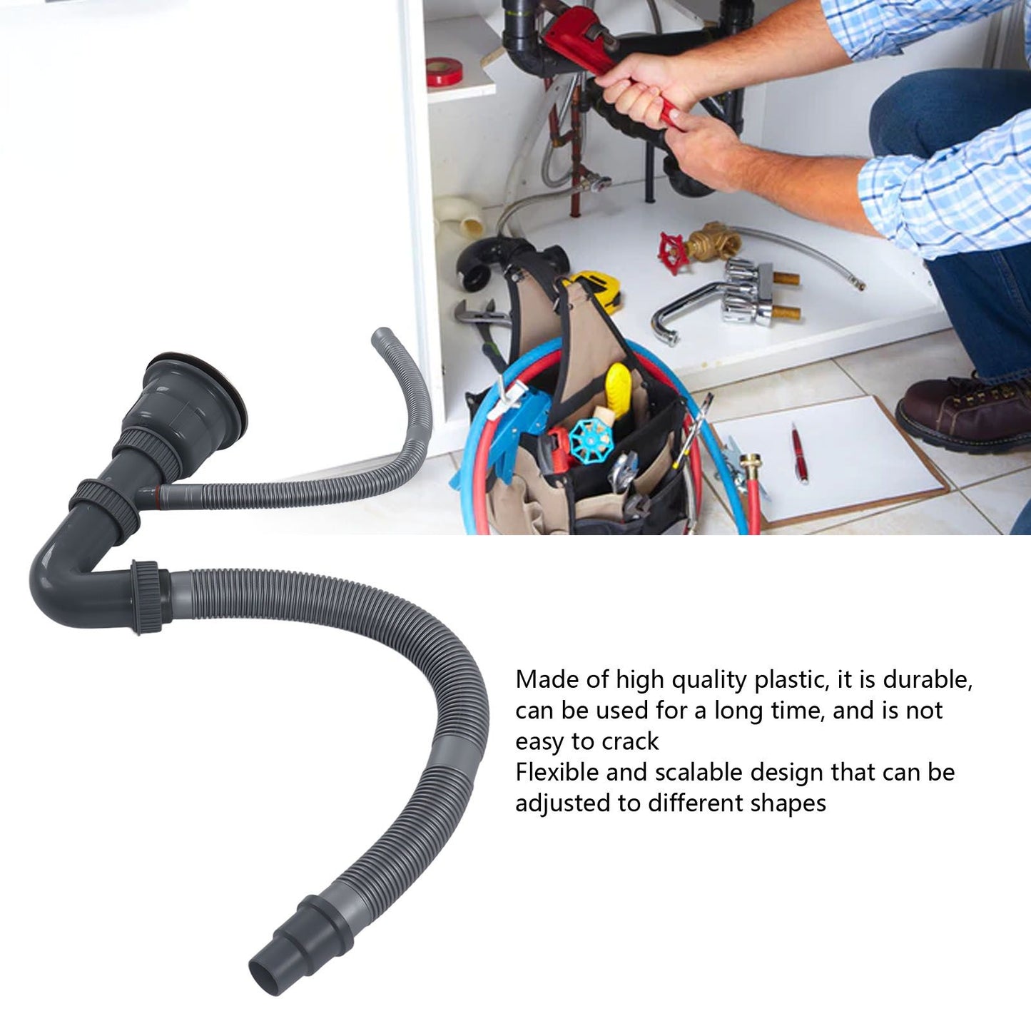 Kitchen Sink Strainer Drain Hose Single Sink Drain Set Kitchen Drain Fittings Appliances V1294-YM0523-3112220028011