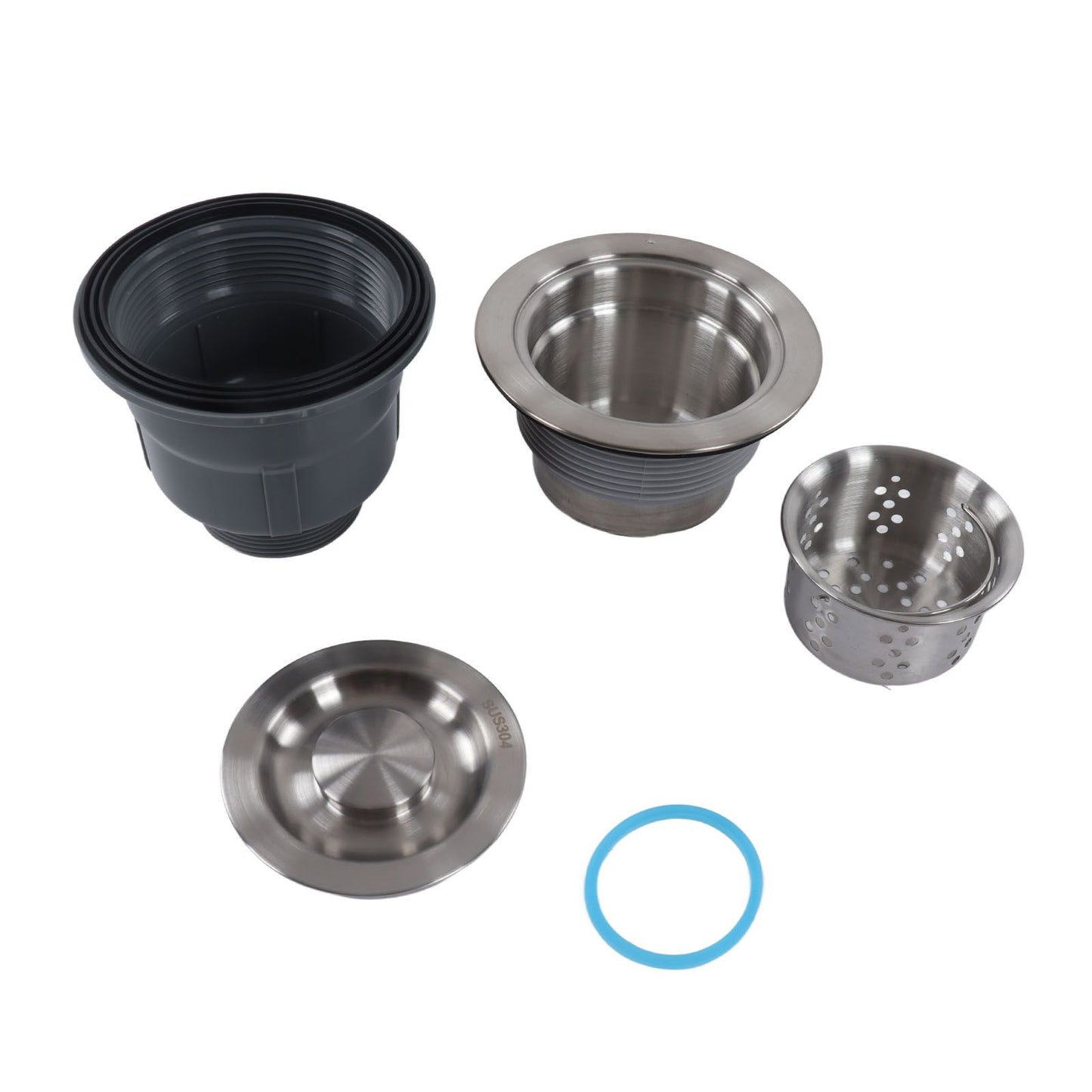 Kitchen Sink Strainer Drain Hose Single Sink Drain Set Kitchen Drain Fittings Appliances V1294-YM0523-3112220028011