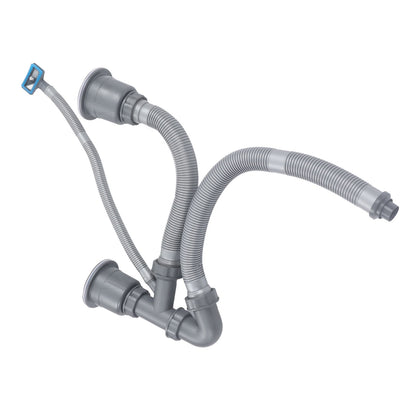 Kitchen Sink Double Hose Drain Kit Quick Draining Expandable Multiple Deodorants Universal Drain Kit for V1294-YM0523-3112220028111