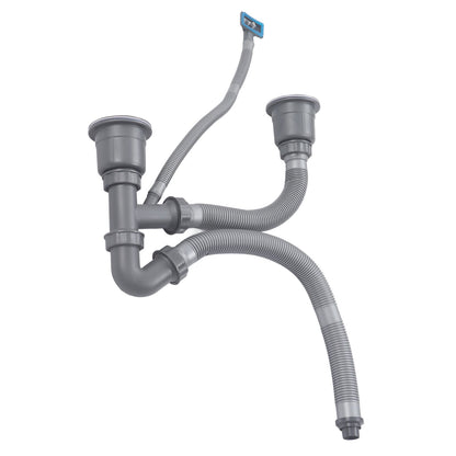 Kitchen Sink Double Hose Drain Kit Quick Draining Expandable Multiple Deodorants Universal Drain Kit for V1294-YM0523-3112220028111