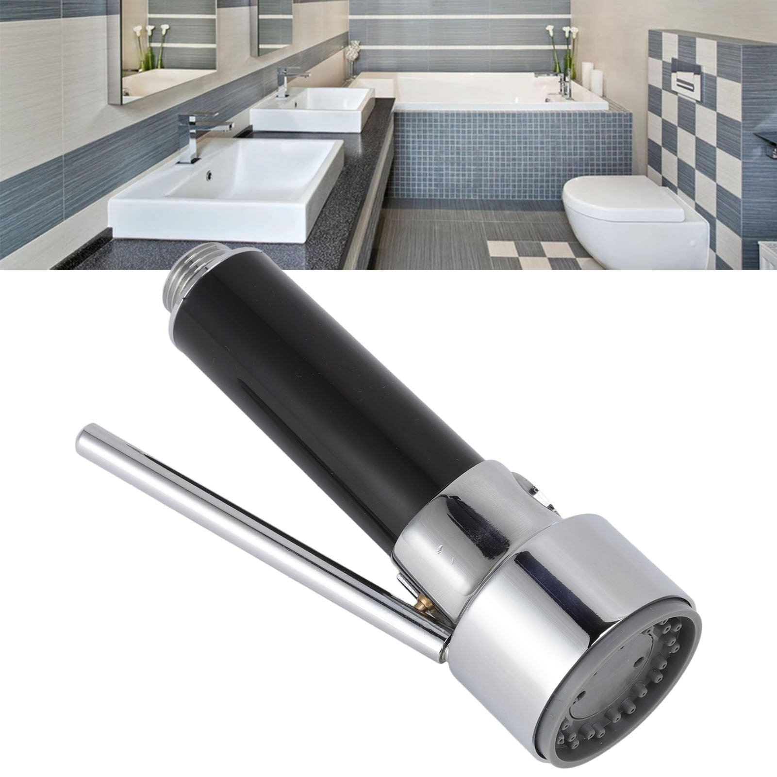 Replacement Spring Kitchen Mixer Tap Stylish Faucet Pull Out Down Sprayer Head for G1/2 Male Head V1294-YM0523-3112220028511