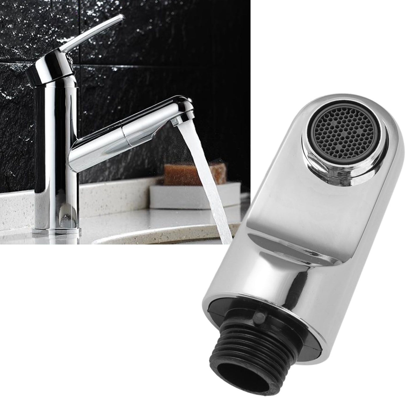 Pull Out Spray Head Chrome Plating Process Handheld Professional Pull Down Faucet Spray Head for G1/2 V1294-YM0523-3112220028711