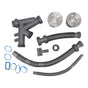 Sink Drain Assembly Kit Quick Connect Functional Bathroom Sink Drain for Home Kitchen V1294-YM0523-3112220029411