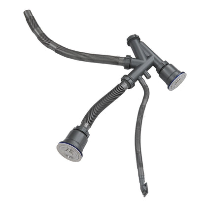 Sink Drain Assembly Kit Quick Connect Functional Bathroom Sink Drain for Home Kitchen V1294-YM0523-3112220029411