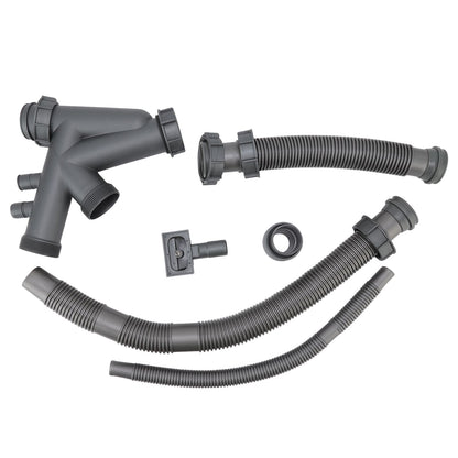 Sink Drain Assembly Kit Quick Connect Functional Bathroom Sink Drain for Home Kitchen V1294-YM0523-3112220029411