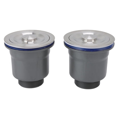 Sink Drain Assembly Kit Quick Connect Functional Bathroom Sink Drain for Home Kitchen V1294-YM0523-3112220029411