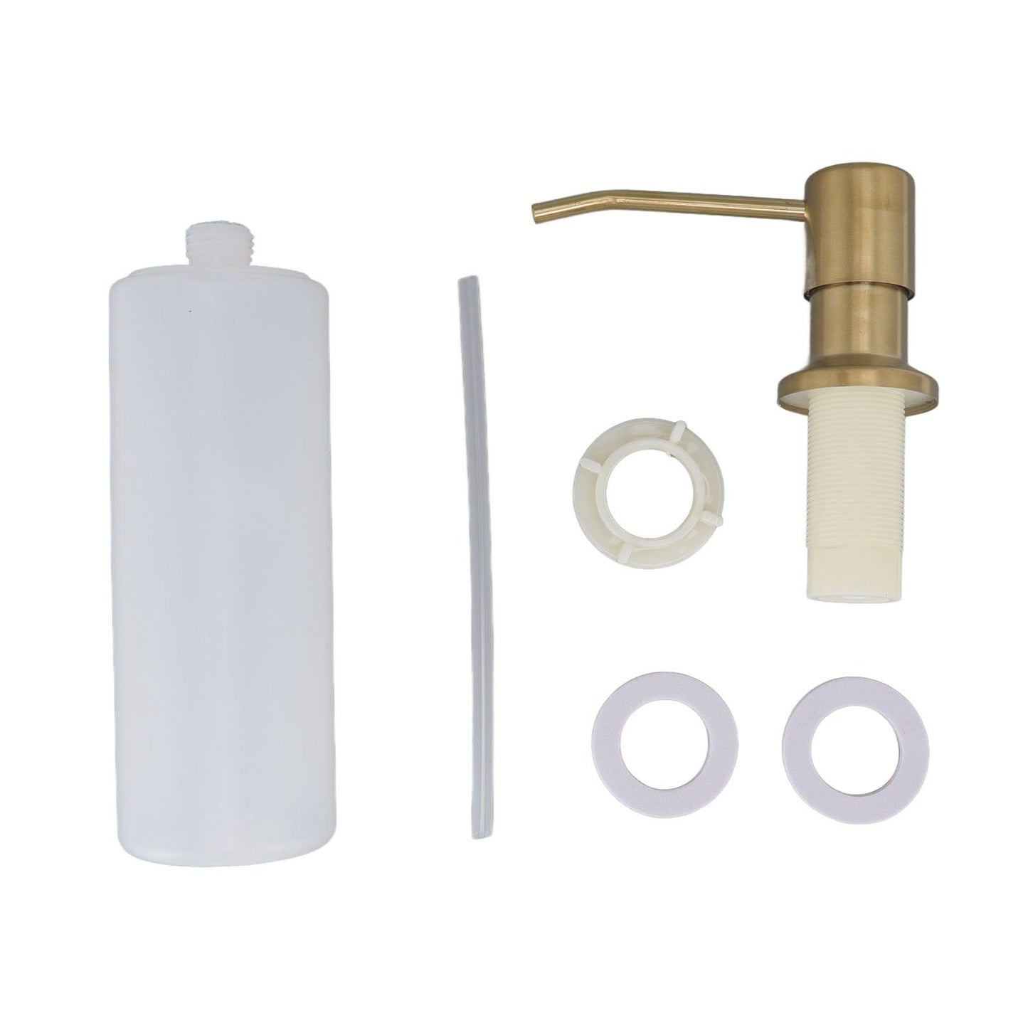 300ml Kitchen Sink Soap Dispenser Stainless Steel 360 degrees Rotation Multifunctional Soap Dispenser for V1294-YM0523-3112220029912