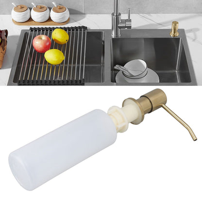 300ml Kitchen Sink Soap Dispenser Stainless Steel 360 degrees Rotation Multifunctional Soap Dispenser for V1294-YM0523-3112220029912