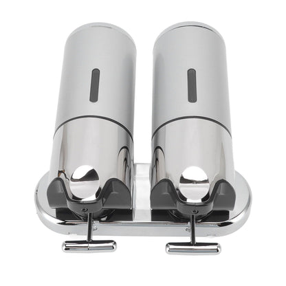 Soap Dispenser Dual Pump 1000ml Wall Mounted Easily Refilled Reusable Shampoo Dispenser for Bathroom Hotel V1294-YM0523-3112220030011
