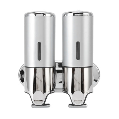 Soap Dispenser Dual Pump 1000ml Wall Mounted Easily Refilled Reusable Shampoo Dispenser for Bathroom Hotel V1294-YM0523-3112220030011