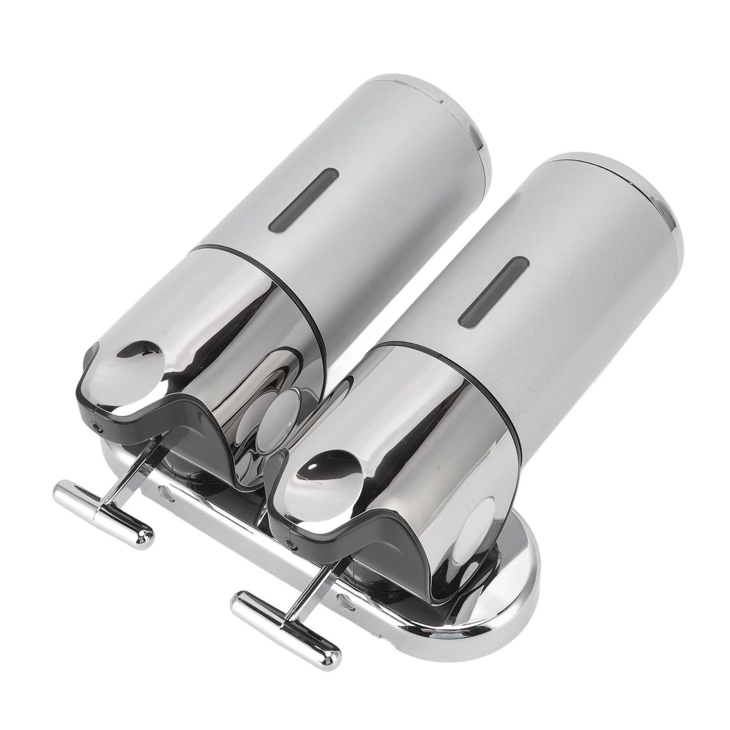 Soap Dispenser Dual Pump 1000ml Wall Mounted Easily Refilled Reusable Shampoo Dispenser for Bathroom Hotel V1294-YM0523-3112220030011