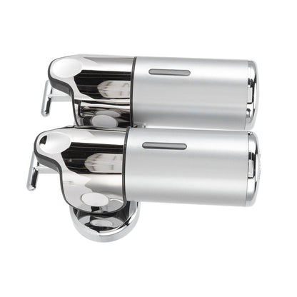 Soap Dispenser Dual Pump 1000ml Wall Mounted Easily Refilled Reusable Shampoo Dispenser for Bathroom Hotel V1294-YM0523-3112220030011