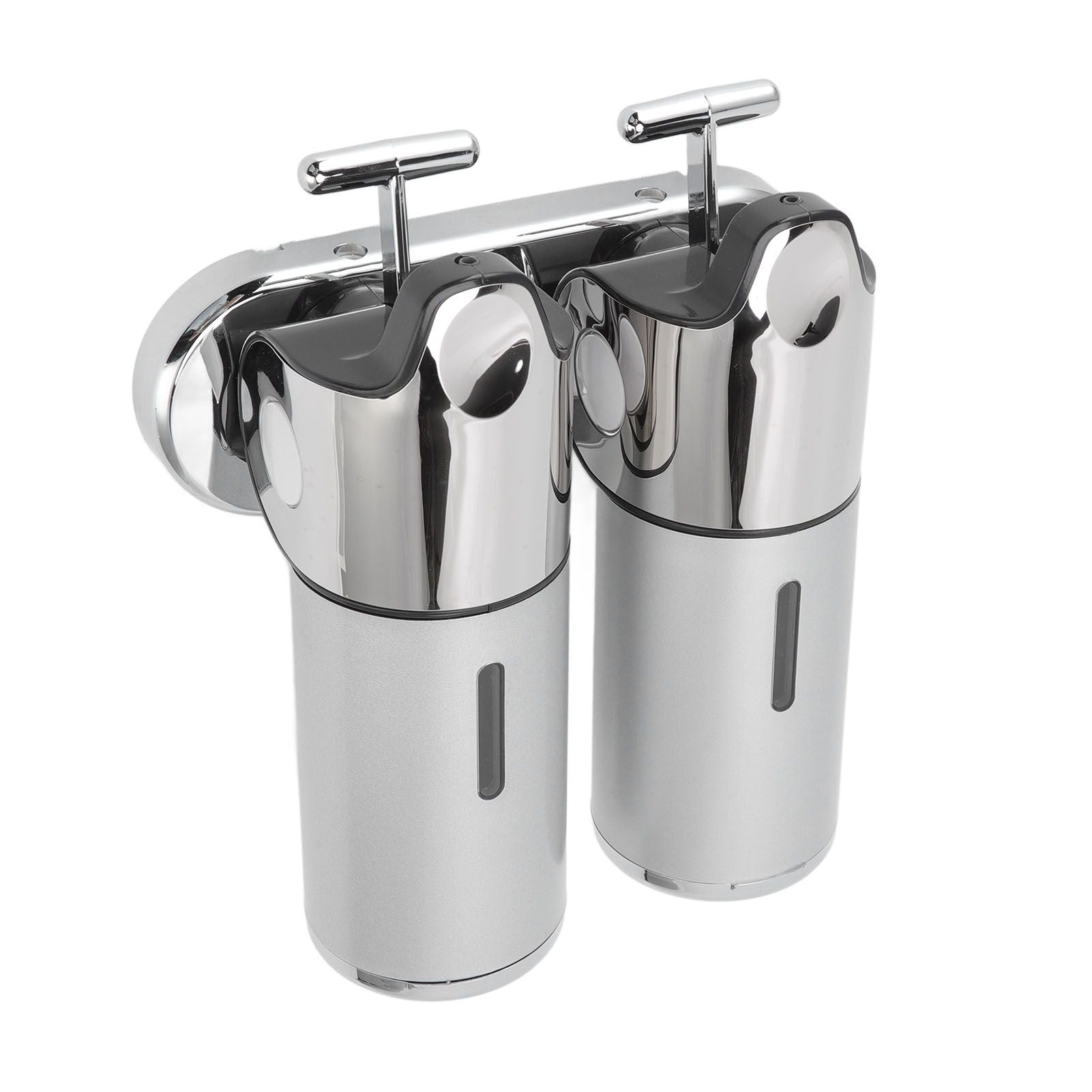 Soap Dispenser Dual Pump 1000ml Wall Mounted Easily Refilled Reusable Shampoo Dispenser for Bathroom Hotel V1294-YM0523-3112220030011