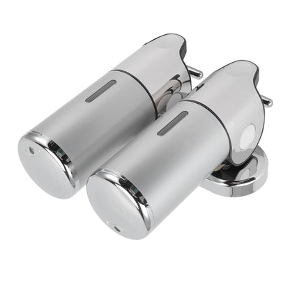 Soap Dispenser Dual Pump 1000ml Wall Mounted Easily Refilled Reusable Shampoo Dispenser for Bathroom Hotel V1294-YM0523-3112220030011