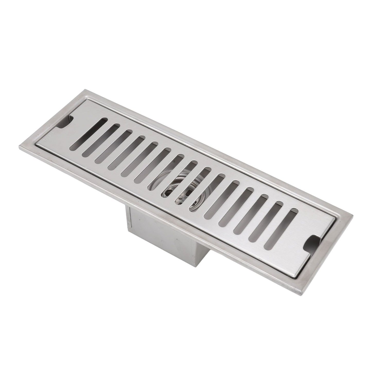 12 Inch Linear Shower Drain Rectangular Shower Floor Drain Channel Quick Drainage with Anti Odor Check Valve V1294-YM0523-3112220030211