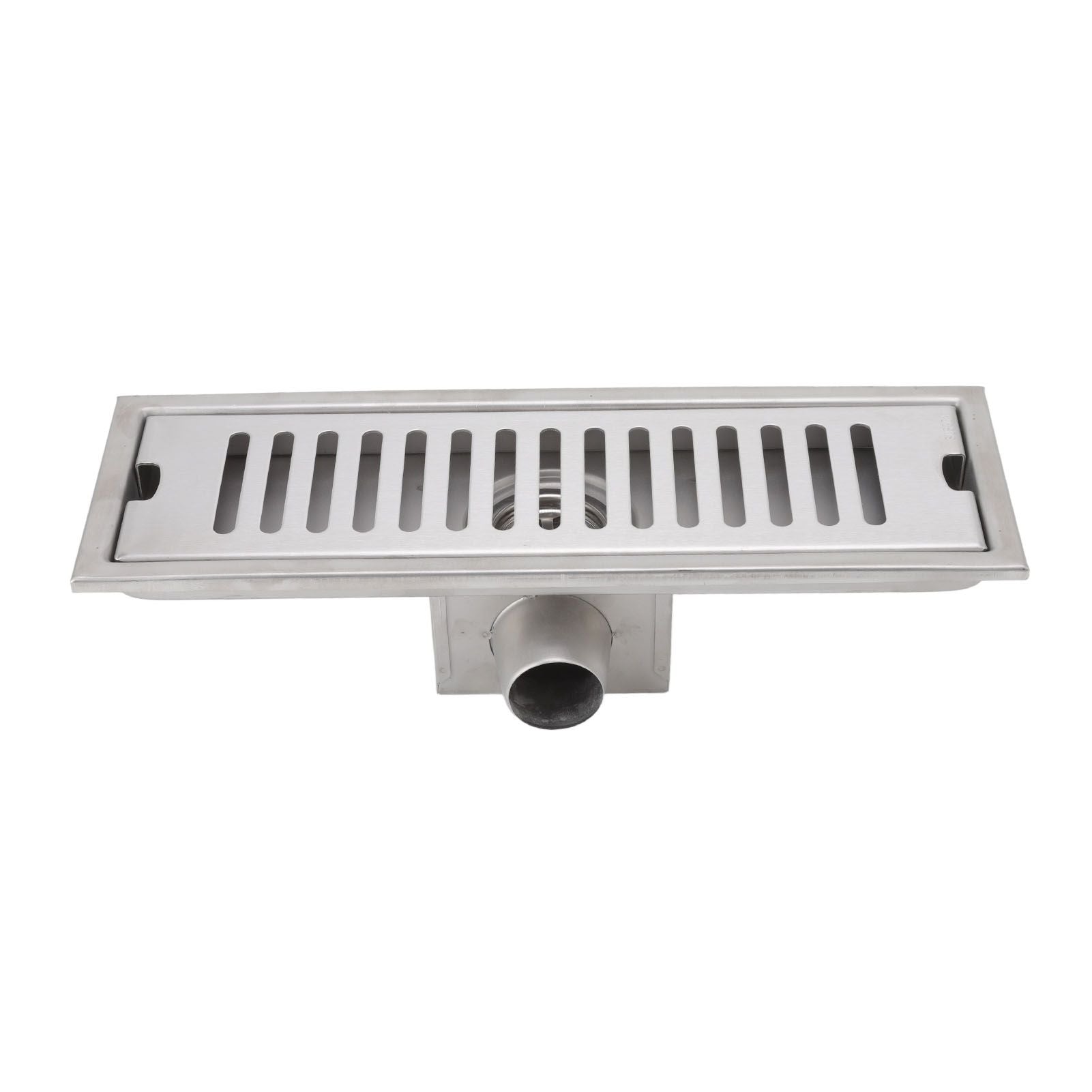 12 Inch Linear Shower Drain Rectangular Shower Floor Drain Channel Quick Drainage with Anti Odor Check Valve V1294-YM0523-3112220030211
