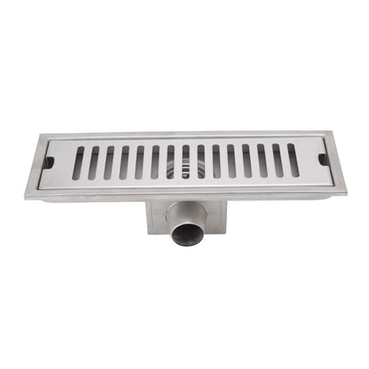 12 Inch Linear Shower Drain Rectangular Shower Floor Drain Channel Quick Drainage with Anti Odor Check Valve V1294-YM0523-3112220030211