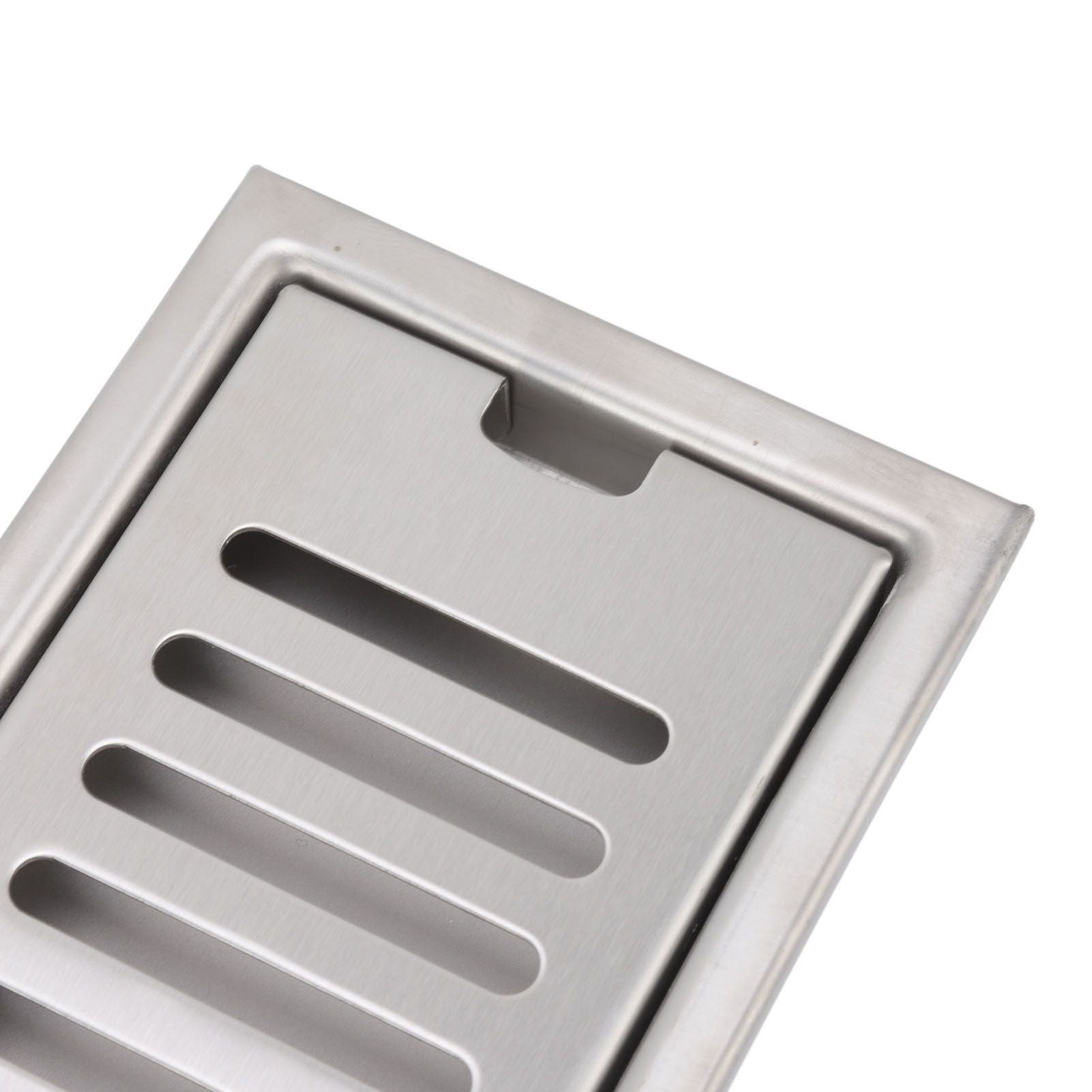 12 Inch Linear Shower Drain Rectangular Shower Floor Drain Channel Quick Drainage with Anti Odor Check Valve V1294-YM0523-3112220030211