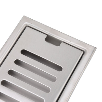 12 Inch Linear Shower Drain Rectangular Shower Floor Drain Channel Quick Drainage with Anti Odor Check Valve V1294-YM0523-3112220030211