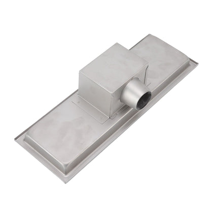 12 Inch Linear Shower Drain Rectangular Shower Floor Drain Channel Quick Drainage with Anti Odor Check Valve V1294-YM0523-3112220030211