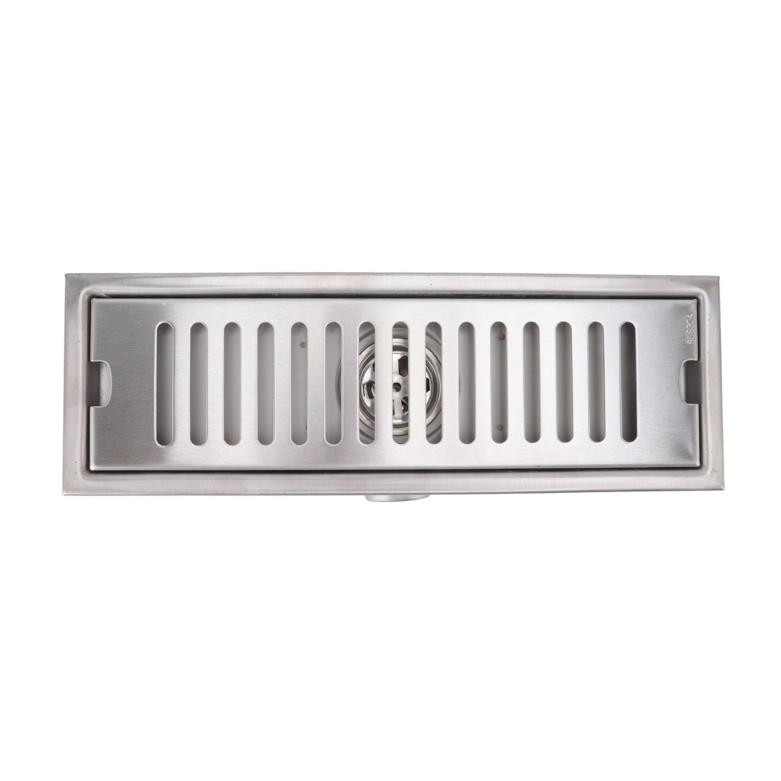 12 Inch Linear Shower Drain Rectangular Shower Floor Drain Channel Quick Drainage with Anti Odor Check Valve V1294-YM0523-3112220030211