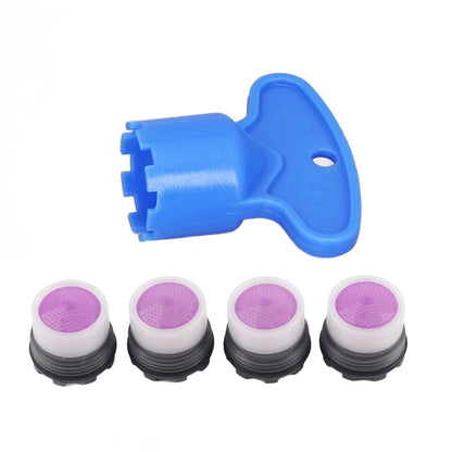 4 Pieces M16.5mm Sink Faucet Aerator 1.2GPM Flow Restrictor Bubble Tap Water Nozzle for Kitchen Bathroom V1294-YM0523-3112220030911