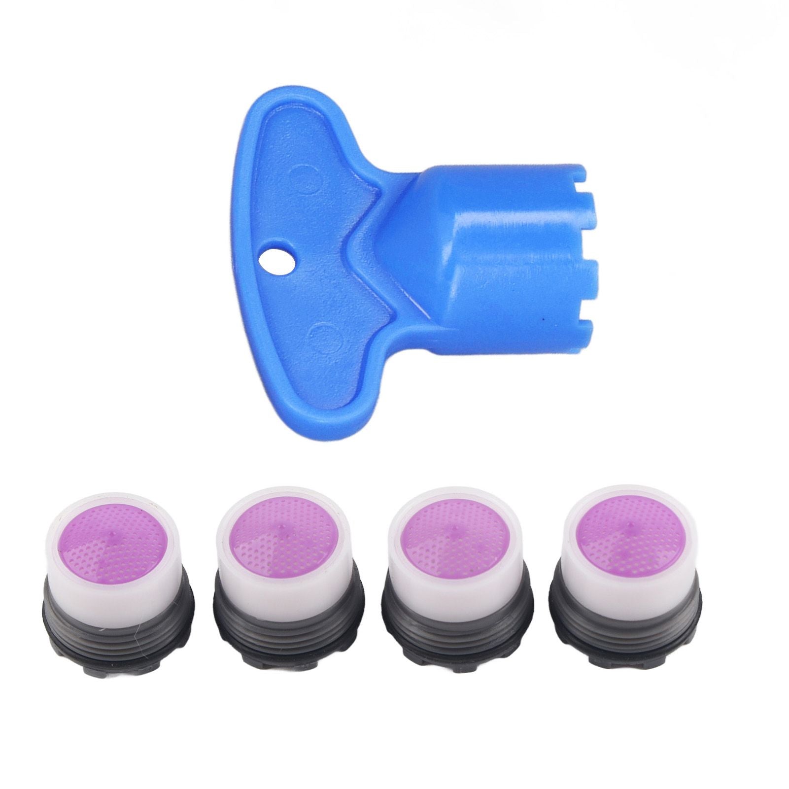 4 Pieces M16.5mm Sink Faucet Aerator 1.2GPM Flow Restrictor Bubble Tap Water Nozzle for Kitchen Bathroom V1294-YM0523-3112220030911