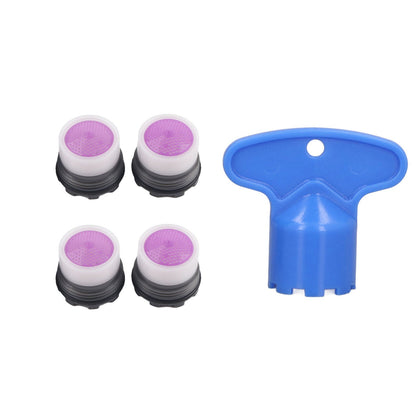 4 Pieces M16.5mm Sink Faucet Aerator 1.2GPM Flow Restrictor Bubble Tap Water Nozzle for Kitchen Bathroom V1294-YM0523-3112220030911