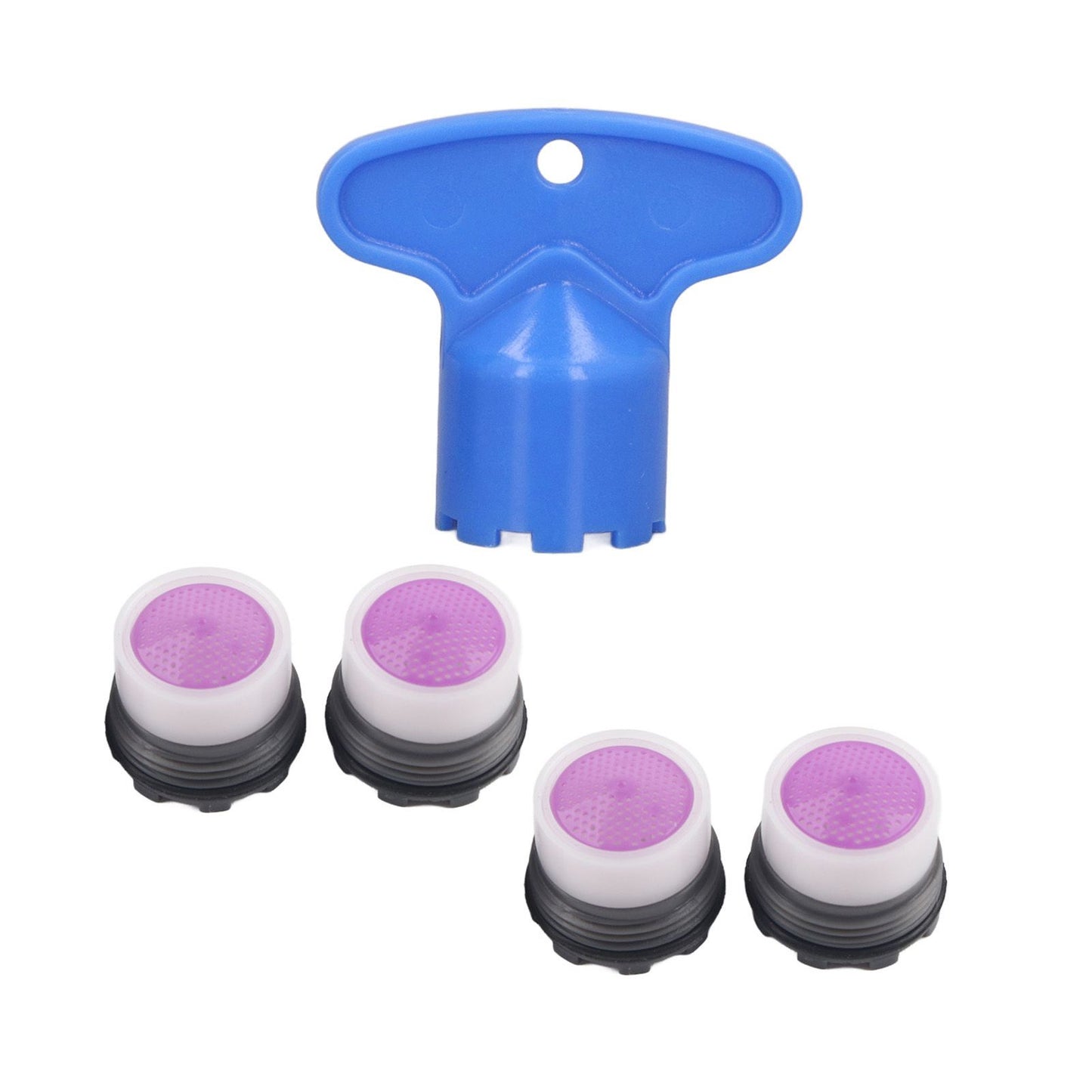 4 Pieces M16.5mm Sink Faucet Aerator 1.2GPM Flow Restrictor Bubble Tap Water Nozzle for Kitchen Bathroom V1294-YM0523-3112220030911