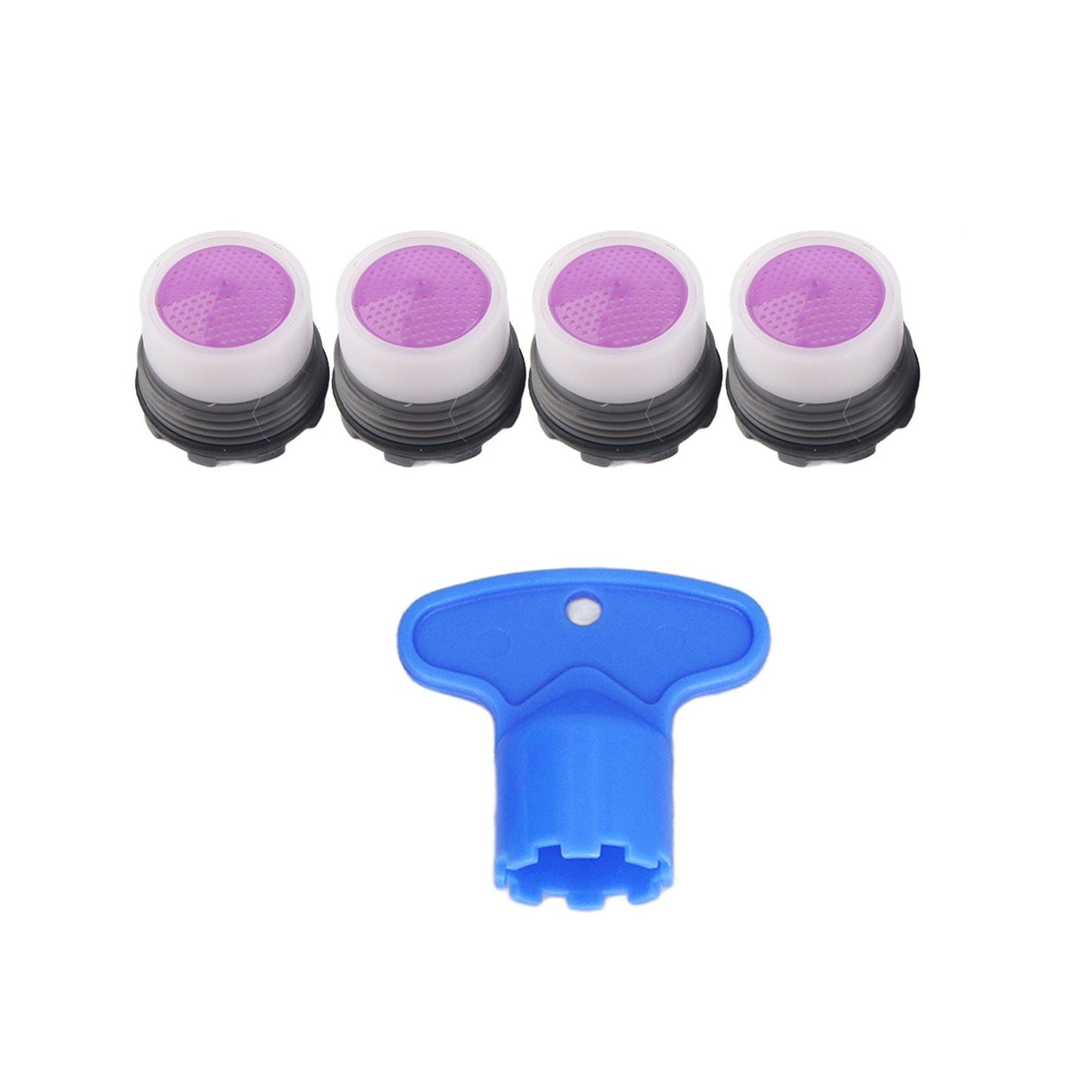 4 Pieces M16.5mm Sink Faucet Aerator 1.2GPM Flow Restrictor Bubble Tap Water Nozzle for Kitchen Bathroom V1294-YM0523-3112220030911