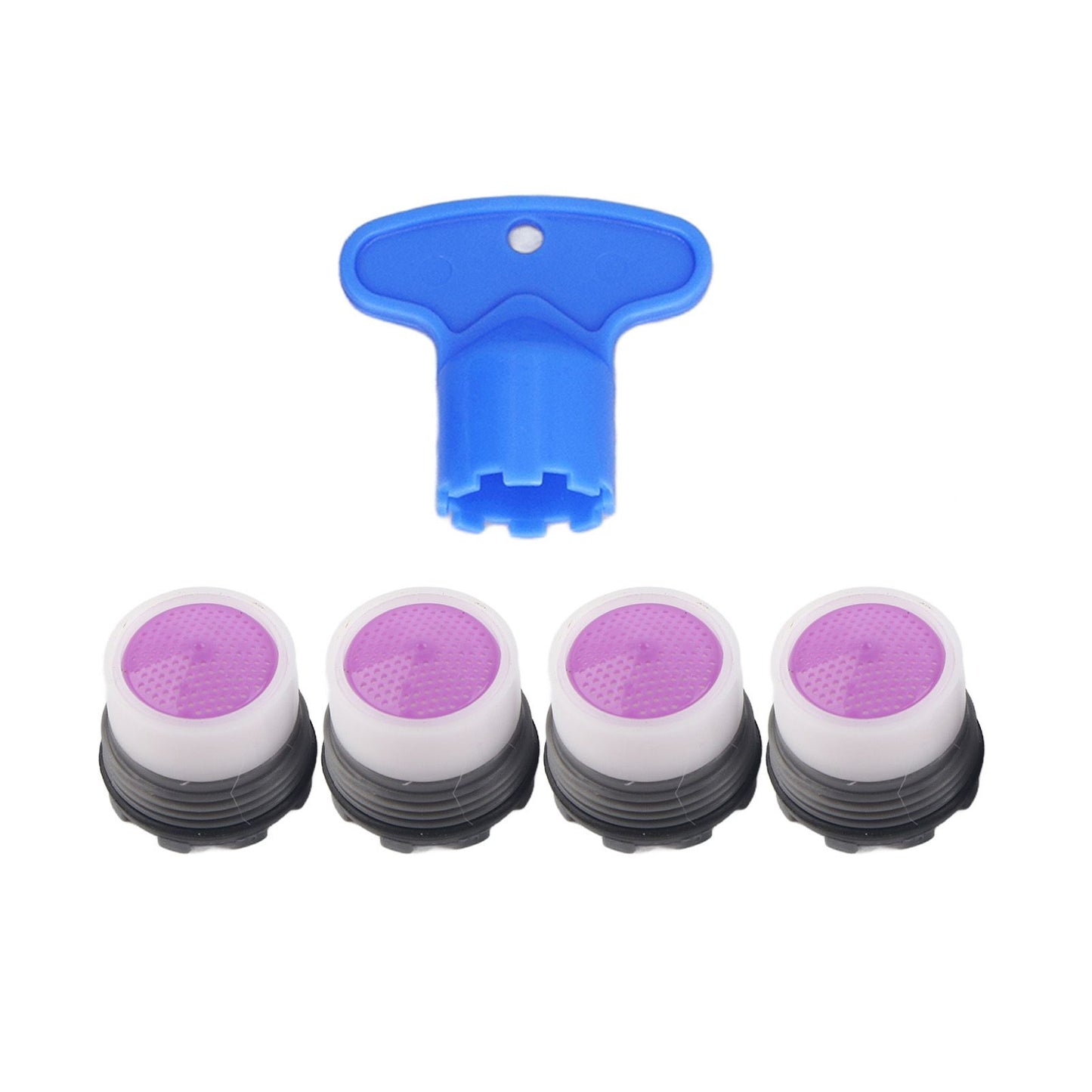 4 Pieces M16.5mm Sink Faucet Aerator 1.2GPM Flow Restrictor Bubble Tap Water Nozzle for Kitchen Bathroom V1294-YM0523-3112220030911