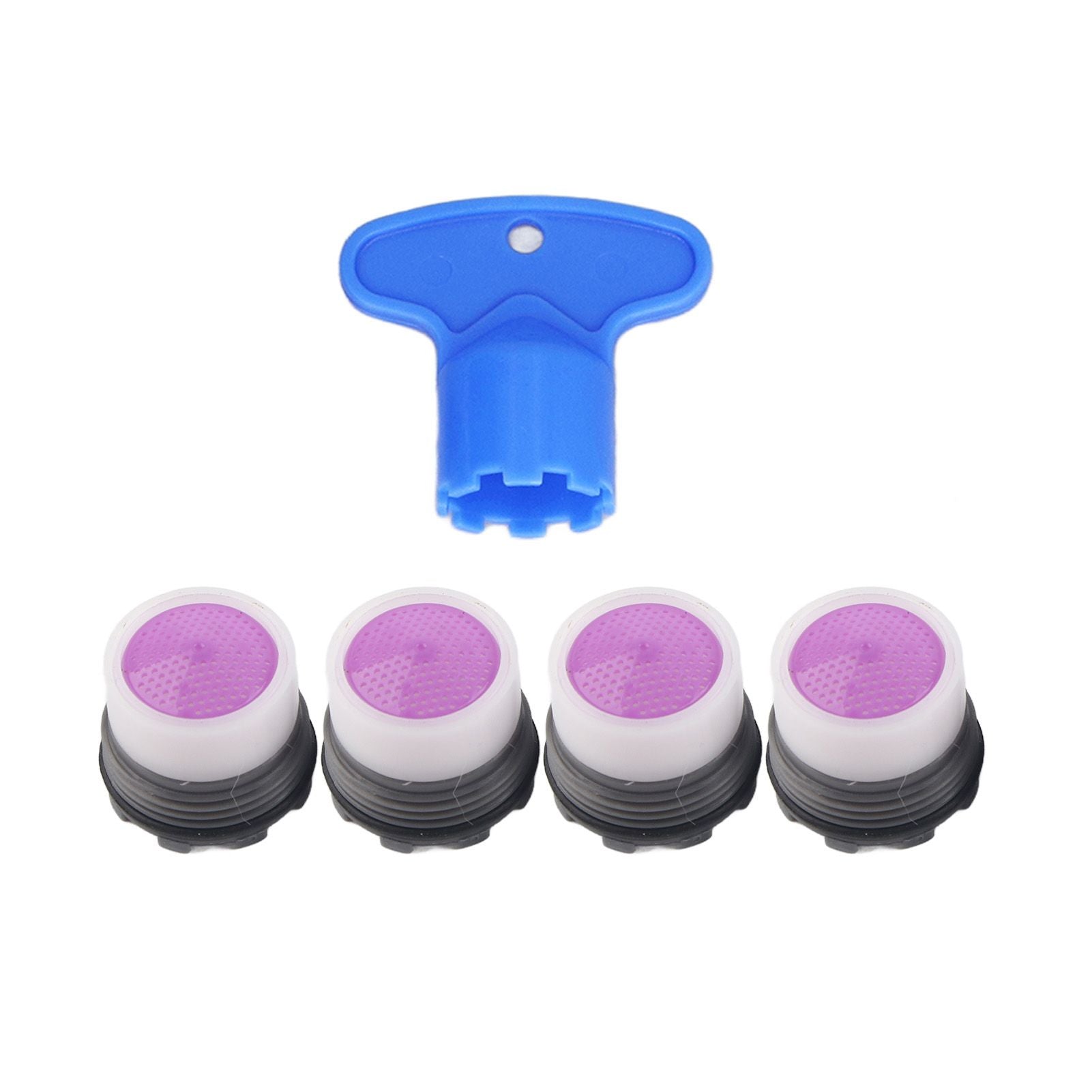 4 Pieces M16.5mm Sink Faucet Aerator 1.2GPM Flow Restrictor Bubble Tap Water Nozzle for Kitchen Bathroom V1294-YM0523-3112220030911