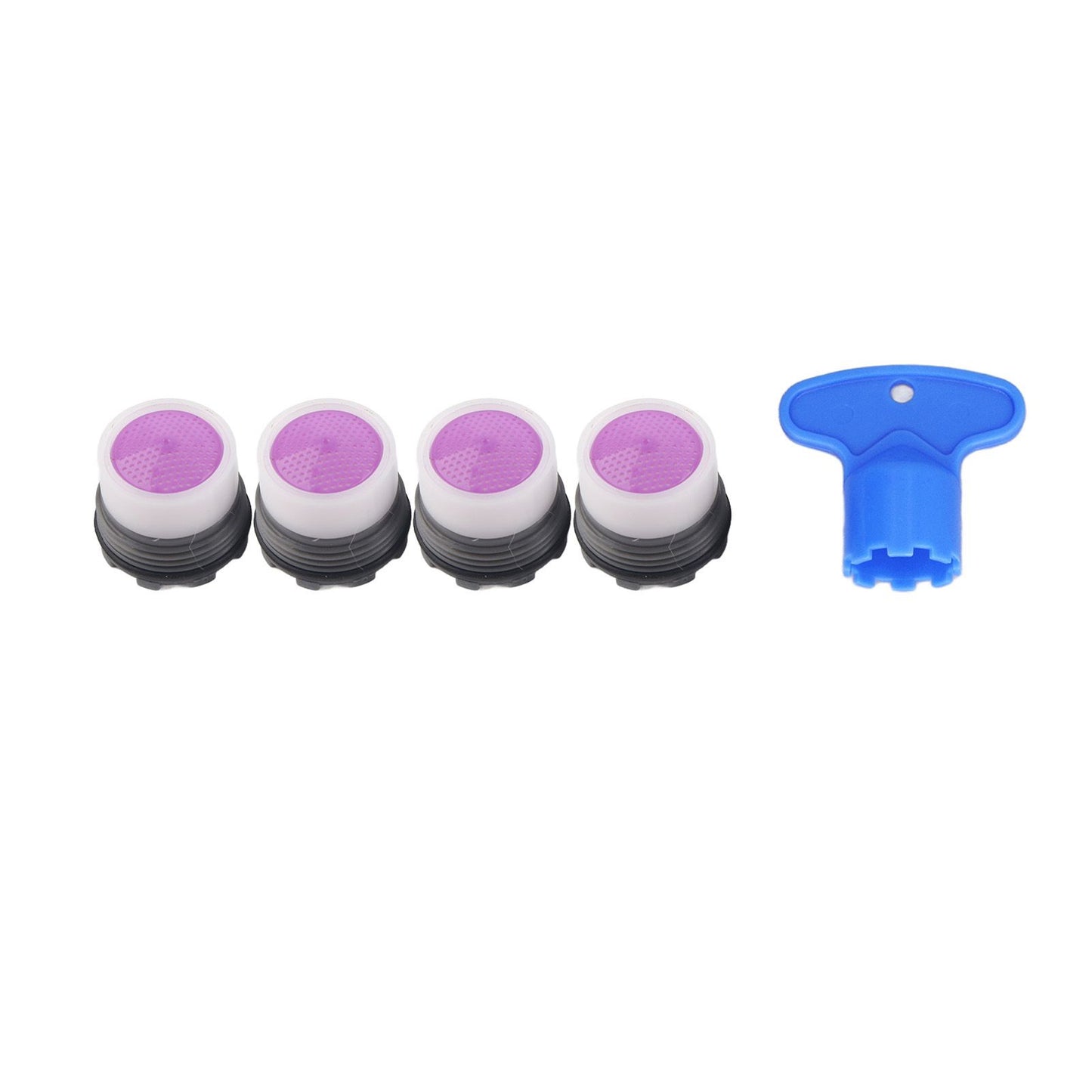 4 Pieces M16.5mm Sink Faucet Aerator 1.2GPM Flow Restrictor Bubble Tap Water Nozzle for Kitchen Bathroom V1294-YM0523-3112220030911