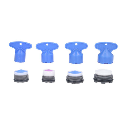 8pcs Faucet Aerator Plastic Insert Water Tap Aerators with Wrenches for Bathroom Kitchen V1294-YM0523-3112220031111