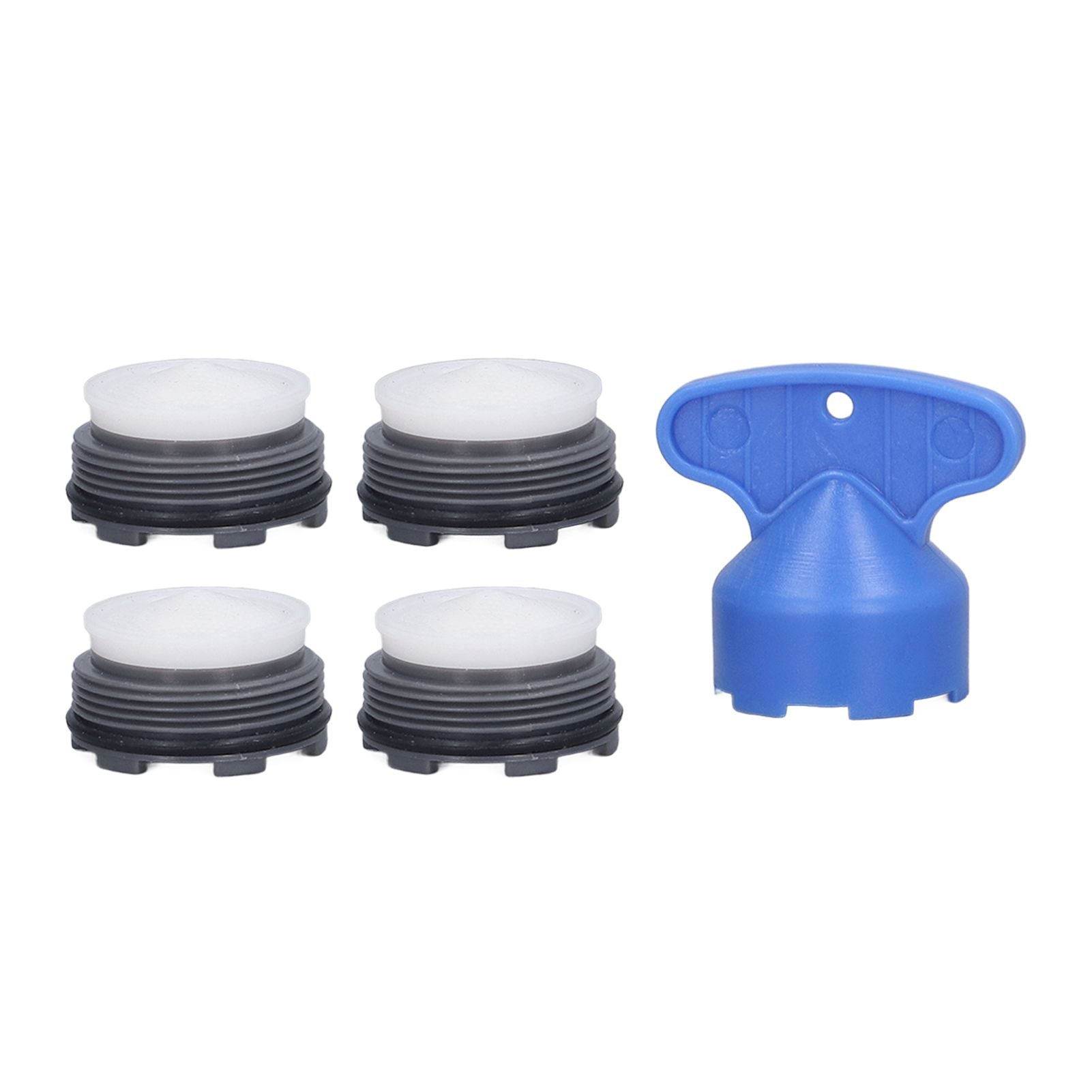 Faucet Aerators Inserted M24mm Faucet Aerators Replacement Parts with Spanner for Bathroom Kitchen Male Thread V1294-YM0523-3112220032311