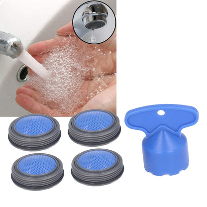 Faucet Aerators Inserted M24mm Faucet Aerators Replacement Parts with Spanner for Bathroom Kitchen Female V1294-YM0523-3112220032312