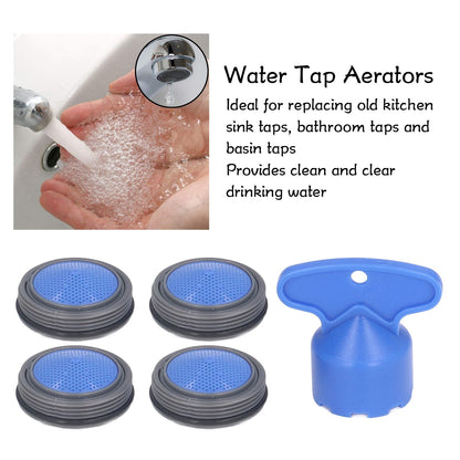 Faucet Aerators Inserted M24mm Faucet Aerators Replacement Parts with Spanner for Bathroom Kitchen Female V1294-YM0523-3112220032312