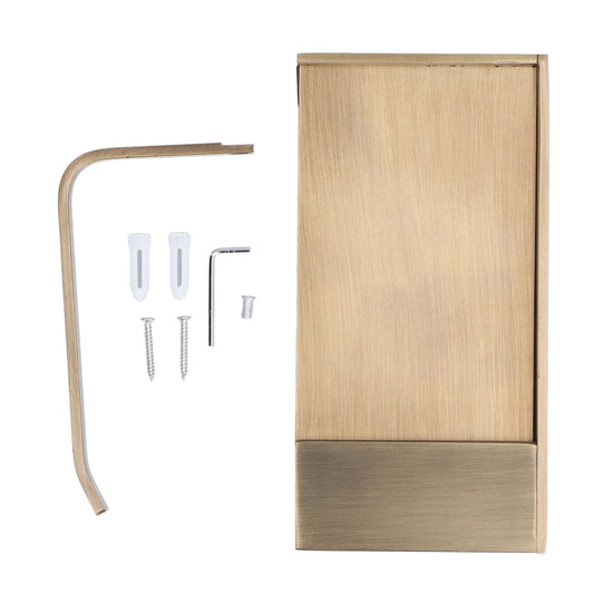 Toilet Paper Holder Phone Shelf Copper Antique Toilet Paper Shelf Gold Toilet Paper Holder with Shelf for V1294-YM0523-3112220032811