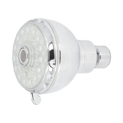 LED Shower Head 7 Color Flash Light Automatically Changing Shower Sprayer with G1/2 External Thread for V1294-YM0523-3112220033611
