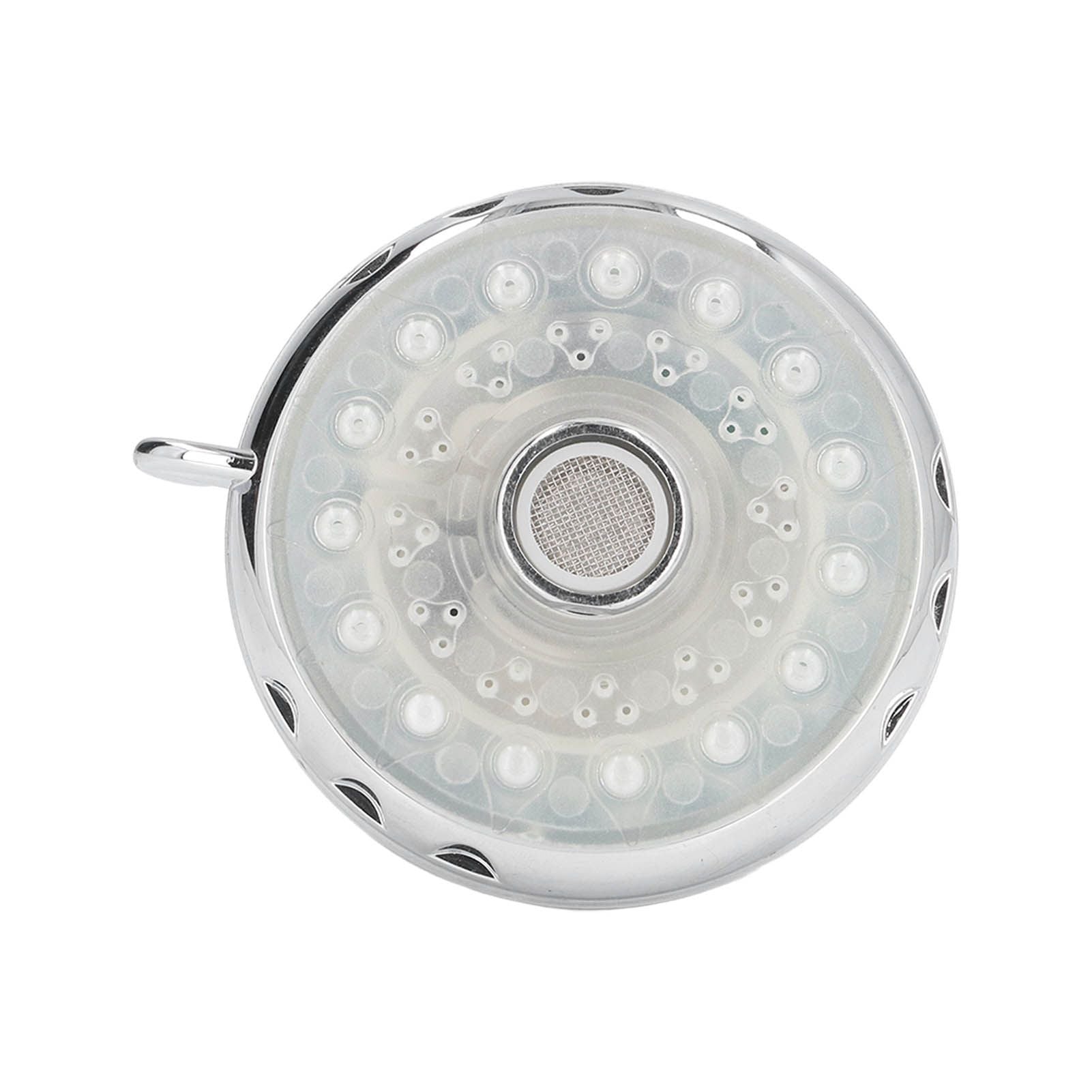 LED Shower Head 7 Color Flash Light Automatically Changing Shower Sprayer with G1/2 External Thread for V1294-YM0523-3112220033611