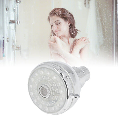 LED Shower Head 7 Color Flash Light Automatically Changing Shower Sprayer with G1/2 External Thread for V1294-YM0523-3112220033611
