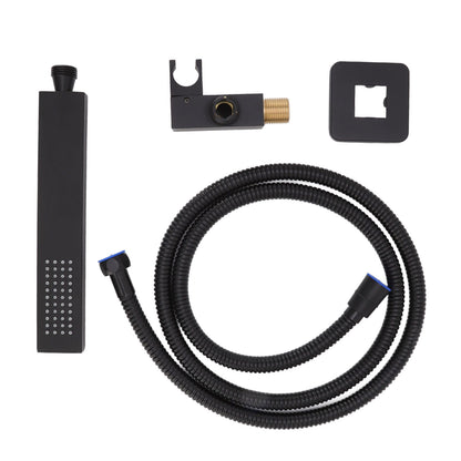 Wall Mounted Shower Set Black High Pressure Shower Head with G1/2 Caliber for Bathroom V1294-YM0523-3112220034411