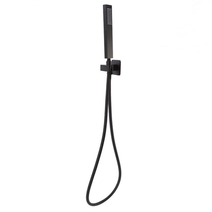 Wall Mounted Shower Set Black High Pressure Shower Head with G1/2 Caliber for Bathroom V1294-YM0523-3112220034411