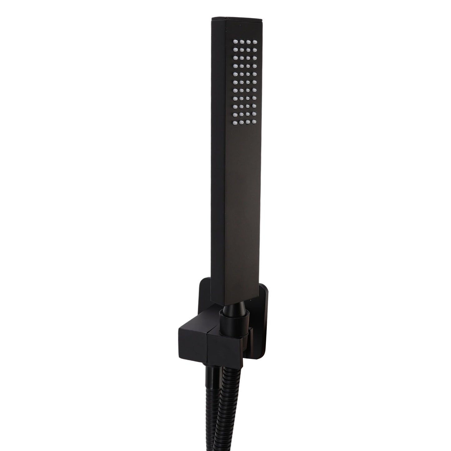 Wall Mounted Shower Set Black High Pressure Shower Head with G1/2 Caliber for Bathroom V1294-YM0523-3112220034411
