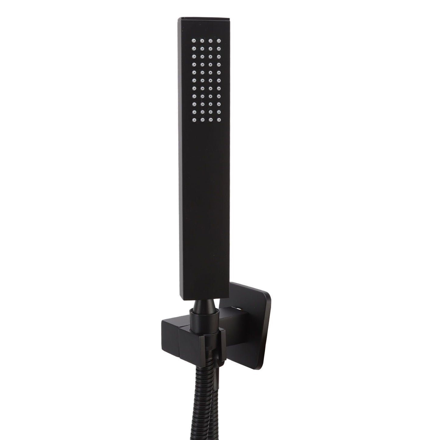Wall Mounted Shower Set Black High Pressure Shower Head with G1/2 Caliber for Bathroom V1294-YM0523-3112220034411