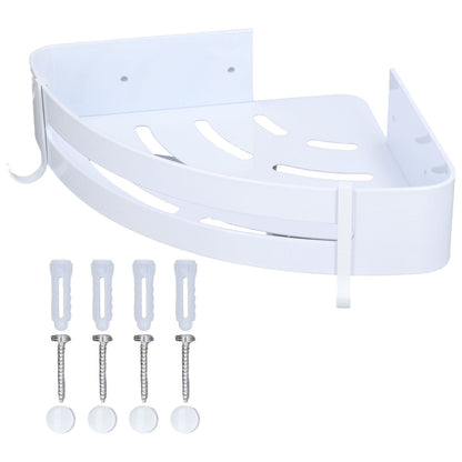 Shower Corner Organizer Aluminium Alloy Durable Rustproof Widely Used Easy Installation Corner Shower Caddy V1294-YM0523-3112220034711