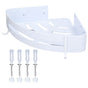 Shower Corner Organizer Aluminium Alloy Durable Rustproof Widely Used Easy Installation Corner Shower Caddy V1294-YM0523-3112220034711